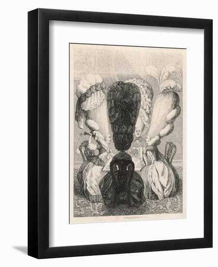 Large Coiffures-null-Framed Art Print