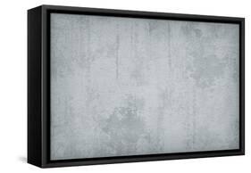 Large Concrete Wall-Real Callahan-Framed Stretched Canvas