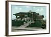 Large Craftsman Bungalow-null-Framed Art Print