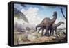 Large Dicraeosaurus Sauropods from the Late Cretaceous of Africa.-null-Framed Stretched Canvas