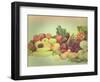 Large Display of Various Fruit and Vegetables with a Vintage Effect-kjpargeter-Framed Photographic Print