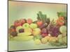 Large Display of Various Fruit and Vegetables with a Vintage Effect-kjpargeter-Mounted Photographic Print