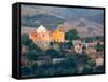Large Dome on Steep Hillside, Guanajuato, Mexico-Julie Eggers-Framed Stretched Canvas