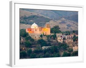 Large Dome on Steep Hillside, Guanajuato, Mexico-Julie Eggers-Framed Photographic Print