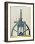 Large Double-Chamber Steam Engine, 19th century-Science Source-Framed Giclee Print