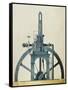 Large Double-Chamber Steam Engine, 19th century-Science Source-Framed Stretched Canvas