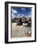 Large Eroded Granite Outcrops at the Baths in Virgin Gorda, British Virgin Islands, West Indies-Donald Nausbaum-Framed Photographic Print