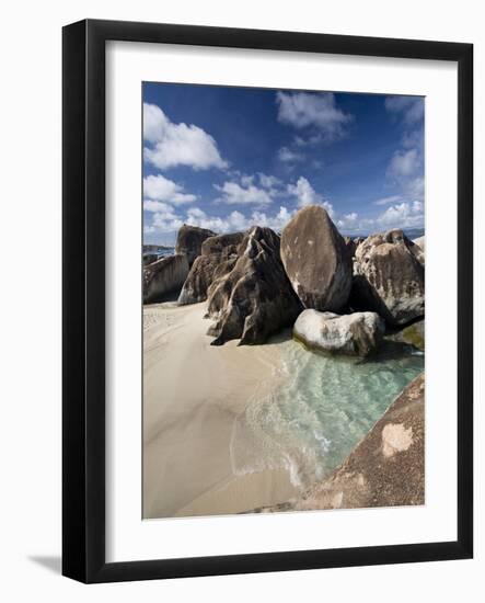 Large Eroded Granite Outcrops at the Baths in Virgin Gorda, British Virgin Islands, West Indies-Donald Nausbaum-Framed Photographic Print