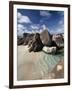 Large Eroded Granite Outcrops at the Baths in Virgin Gorda, British Virgin Islands, West Indies-Donald Nausbaum-Framed Photographic Print