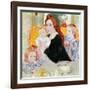 Large Family Portrait in Blue and Yellow, 1902-Maurice Denis-Framed Giclee Print