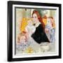 Large Family Portrait in Blue and Yellow, 1902-Maurice Denis-Framed Giclee Print