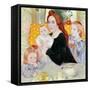 Large Family Portrait in Blue and Yellow, 1902-Maurice Denis-Framed Stretched Canvas