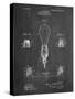 Large Filament Light Bulb Patent-Cole Borders-Stretched Canvas