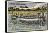 Large French Navy Cutter-null-Framed Stretched Canvas