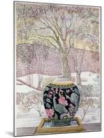 Large Ginger Jar in Snowstorm-Lillian Delevoryas-Mounted Giclee Print