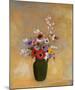 Large Green Vase with Mixed Flowers-Odilon Redon-Mounted Art Print