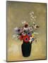 Large Green Vase with Mixed Flowers-Odilon Redon-Mounted Giclee Print