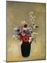 Large Green Vase with Mixed Flowers-Odilon Redon-Mounted Giclee Print