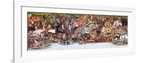 Large Group of Animals-Wendy Edelson-Framed Giclee Print