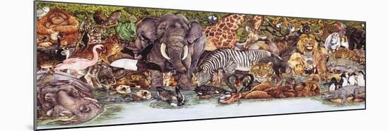 Large Group of Animals-Wendy Edelson-Mounted Giclee Print