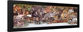 Large Group of Animals-Wendy Edelson-Framed Giclee Print