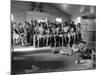 Large Group of Mostly African American Students in a Ramshackle One Room Schoolhouse-Ed Clark-Mounted Photographic Print