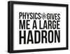 Large Hadron-IFLScience-Framed Poster