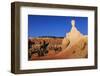 Large Hoodoo in Early Morning Light Seen from a Horse Trail in Winter-Eleanor Scriven-Framed Photographic Print