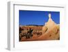 Large Hoodoo in Early Morning Light Seen from a Horse Trail in Winter-Eleanor Scriven-Framed Photographic Print