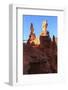 Large Hoodoos Strongly Lit by Early Morning Sun in Winter-Eleanor-Framed Photographic Print