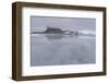 Large Ice in Front of a Mountain in Iceland-Niki Haselwanter-Framed Photographic Print