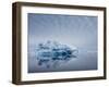 Large iceberg grounded on a reef at Peter I Island, Bellingshausen Sea, Antarctica-Michael Nolan-Framed Photographic Print