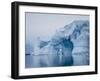 Large iceberg grounded on a reef at Peter I Island, Bellingshausen Sea, Antarctica-Michael Nolan-Framed Photographic Print