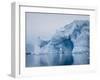 Large iceberg grounded on a reef at Peter I Island, Bellingshausen Sea, Antarctica-Michael Nolan-Framed Photographic Print