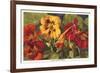 Large Indian Cress-null-Framed Art Print