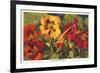 Large Indian Cress-null-Framed Art Print