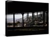 Large Industrial Plant Framed by Elevated Tracks or Roadway-Walker Evans-Stretched Canvas