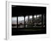 Large Industrial Plant Framed by Elevated Tracks or Roadway-Walker Evans-Framed Photographic Print