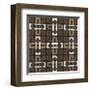 Large Knot 9 Square (Neutrals)-Susan Clickner-Framed Giclee Print