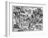 Large Landscape with St Jerome, 1937-Nicolo Boldrini-Framed Giclee Print