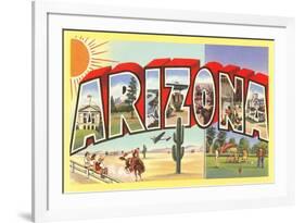 Large Letter Arizona-null-Framed Premium Giclee Print