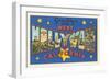 Large Letter Greetings from West Hollywood, California-null-Framed Art Print