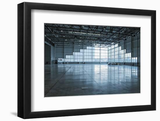 Large Modern Storehouse with Window at Wall-alexey05-Framed Photographic Print