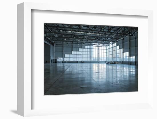 Large Modern Storehouse with Window at Wall-alexey05-Framed Photographic Print