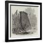 Large New Caisson for the East and West India Dock Company-null-Framed Giclee Print