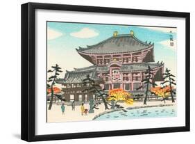 Large Pagoda-null-Framed Art Print