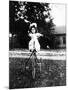 Large Play Doll Sits on a Period Tricycle, Ca. 1925-null-Mounted Premium Photographic Print