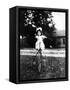 Large Play Doll Sits on a Period Tricycle, Ca. 1925-null-Framed Stretched Canvas