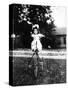 Large Play Doll Sits on a Period Tricycle, Ca. 1925-null-Stretched Canvas