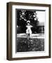 Large Play Doll Sits on a Period Tricycle, Ca. 1925-null-Framed Premium Photographic Print